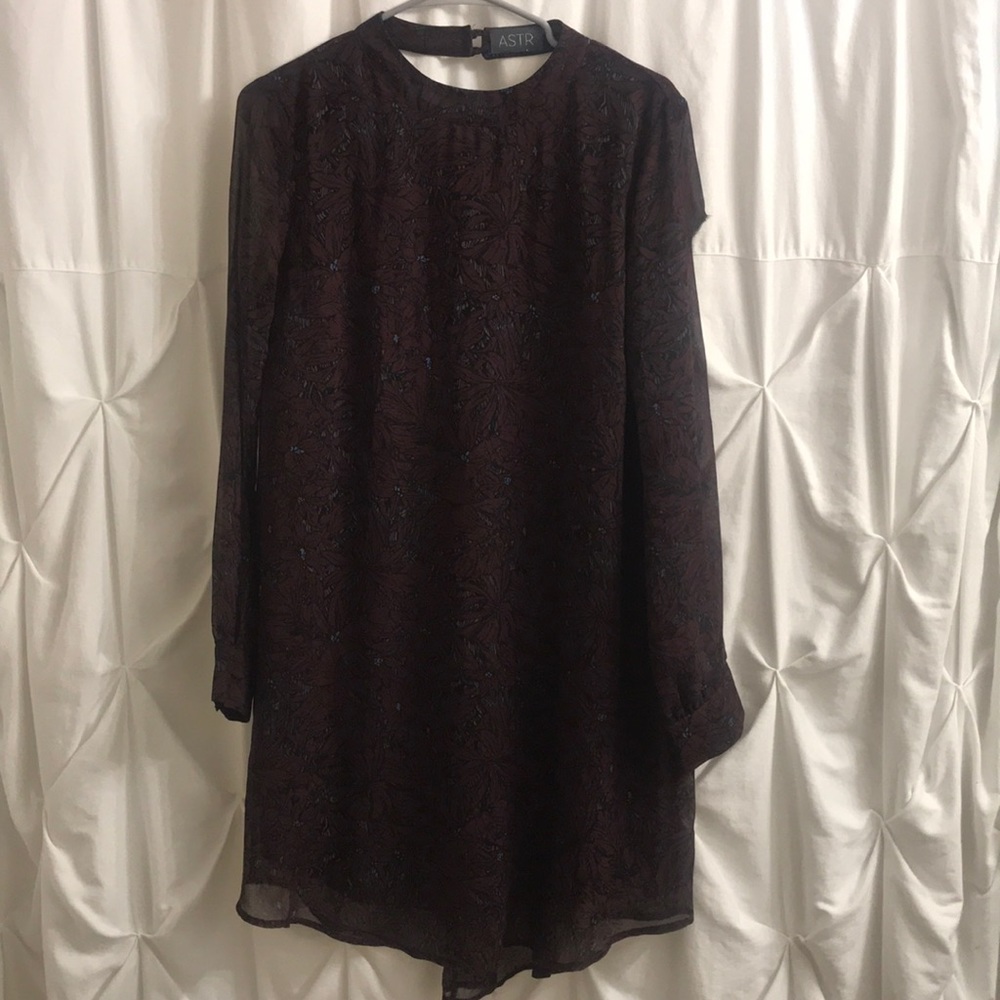 Nordstrom floral long sleeved dress